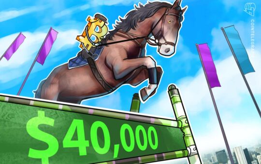 Bitcoin returns to $40K, liquidating over $50M of shorts in hours