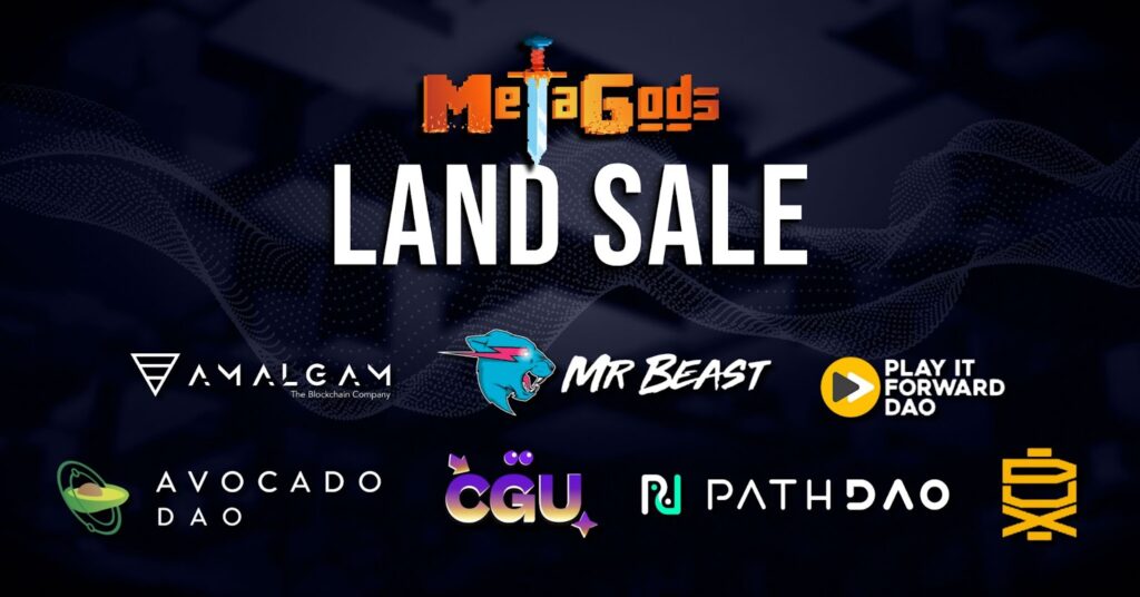 Avid Gamers Set to Own Lands as Metagods Announces Land Sale – Press release Bitcoin News