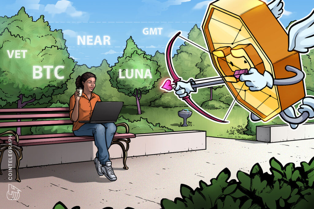 Top 5 cryptocurrencies to watch this week: BTC, LUNA, NEAR, VET,  GMT