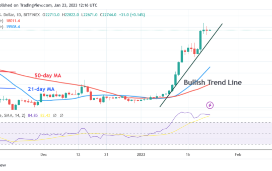 Bitcoin Price Prediction for Today, January 23: BTC Price Bounces below $23K