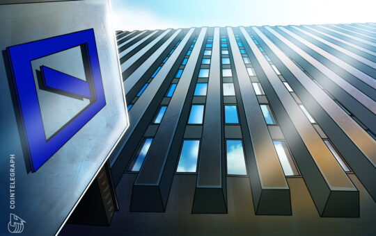 Deutsche Bank completes trial of tokenized investment platform