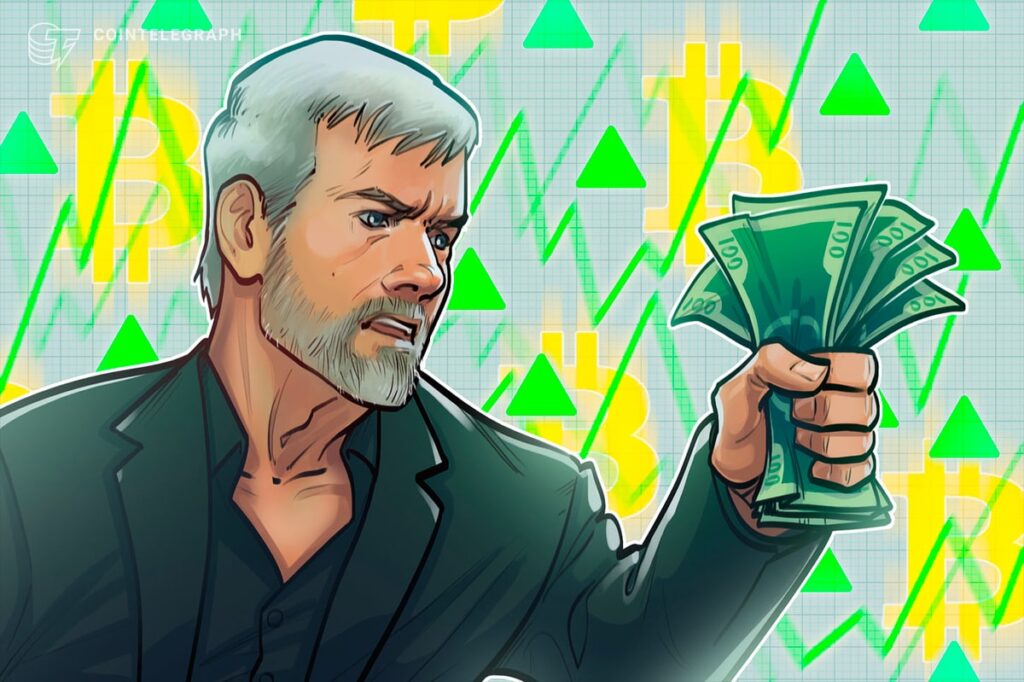 Michael Saylor hints at Bitcoin purchase as whales stack aggressively
